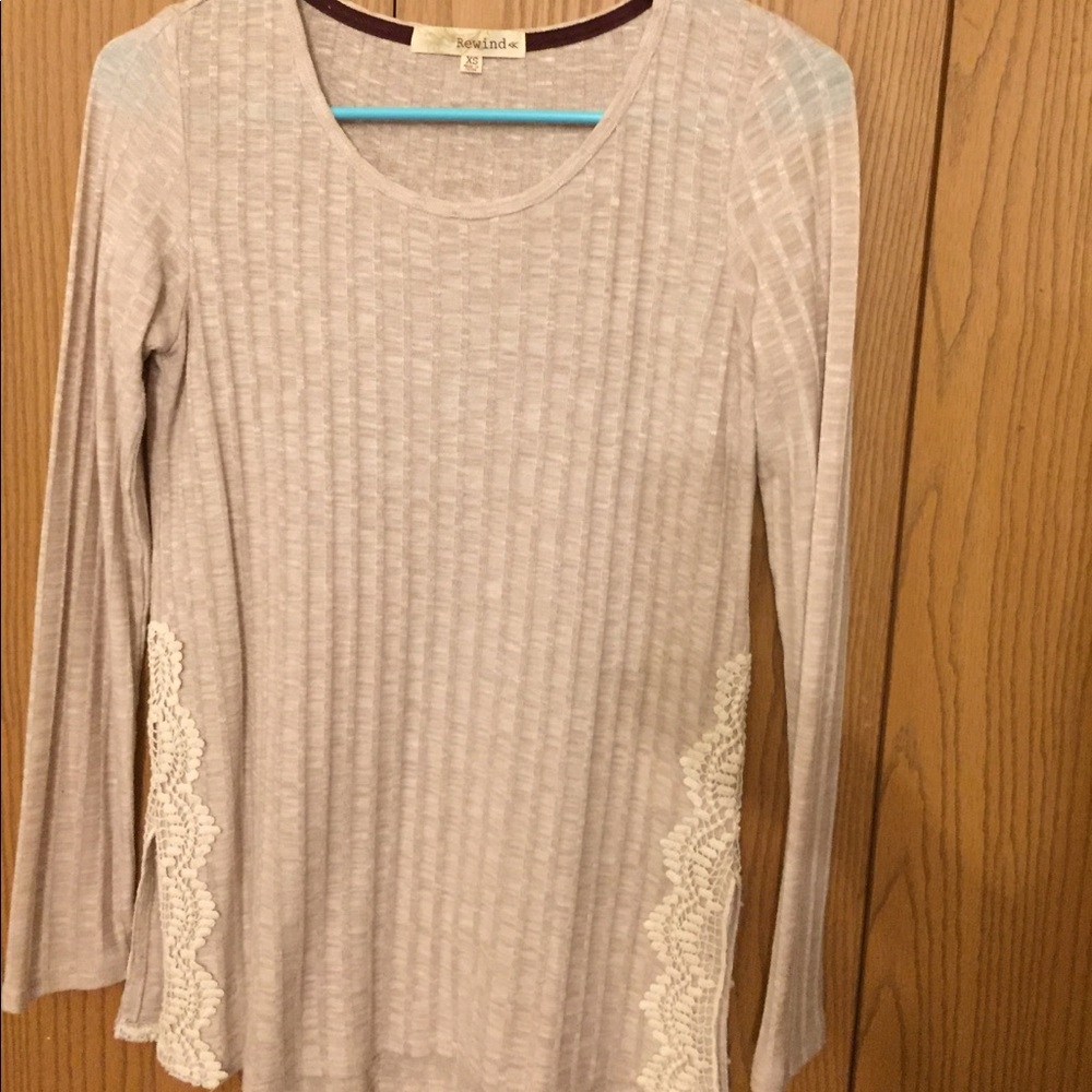 Cute sweater-shirt!